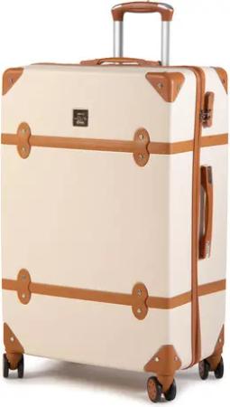 Semi Line Großer Koffer T5506-4 Beige