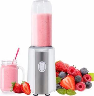 autolock Standmixer Standmixer mit 300W Leistung und 600ml Glasbehälter, Entsafter-Mixer Blender
