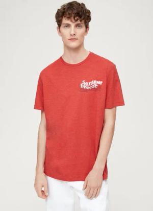 s.Oliver Kurzarmshirt T-Shirt mit Frontprint