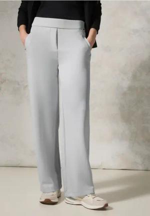 Cecil Damen Silk Touch Hose in Grau, Gr: M