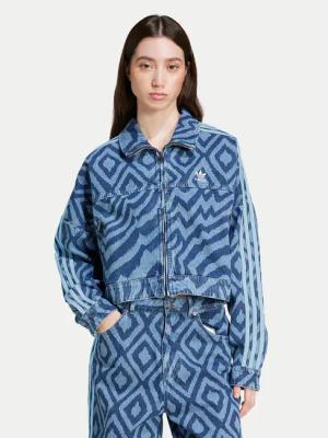 adidas Jeansjacke FARM Rio IW0793 Blau Loose Fit