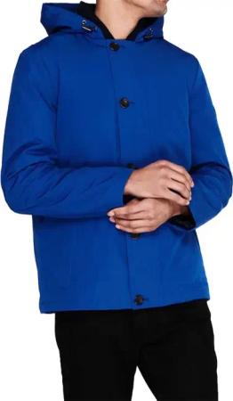 Michael Kors - Michael Kors Logo Hooded Jacket - Größe M - blue