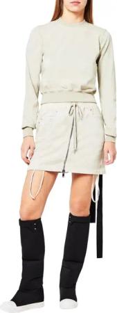 Rick Owens - Pearl Cropped Sweatshirt - Größe M - grau