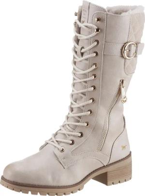 Mustang Shoes Winterstiefel, mit goldfarbenen Akzenten