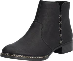 Rieker Stiefelette, Reißverschluss-Stiefelette, Ankelboots mit Blockabsatz