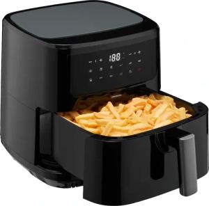 Medion Heißluftfritteuse "mit 2 Heizelementen MD11750 P10 XL Duo, großer", 2000 W, Fassungsvermögen 6,8 l, Frittierkorb; Nutzinhalt 6,3 L; Schüttelalarm, 9 Automatikprogramme
