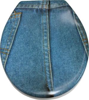 ADOB WC-Sitz "Jeans", sehr stabil, universal passend