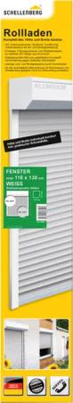 SCHELLENBERG Vorbaurollladen "Set für Fenster und Türen, Mini System für 40 mm Stahlrohrwellen", (Set), PVC Jalousie, in verschiedenen Größen erhältlich, grau
