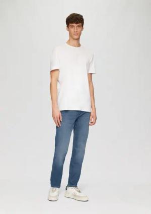 s.Oliver Stoffhose Jeans Nelio / Slim Fit / Mid Rise / Slim Leg