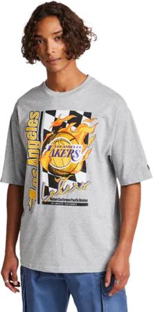 New Era NBA Herren T-Shirts - Grau - Größe: XS - Foot Locker