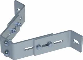 ZARGES Wandanker, verstellbar 120 - 180 mm Edelstahl