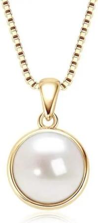 ROUGEMONT Perlenkette Extravagante Perlenkette Halskette 925 Sterling Silber, Echtschmuck