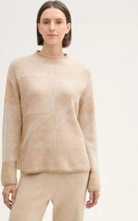 TOM TAILOR Strickpullover Gemusterter Strickpullover