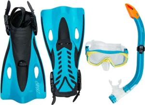 CRUZ Taucherbrille "Cebu", mit Flossen, Schnorchel und Taucherbrille