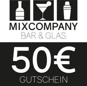 Mixcompany Gläser-Set Mixcompany Geschenkgutschein Gutschein 50-