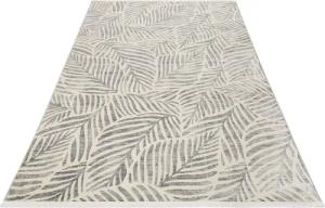 Esprit Teppich "Victoria ESP-21078", rechteckig, 7 mm Höhe, Moderner Design Kurzflorteppich mit Fransen, Wohnzimmer