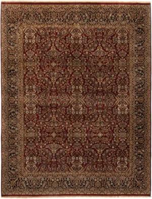 Nain Trading Orientteppich Indo Keshan 273x354 Handgeknüpfter Orientteppich, rechteckig, Höhe: 12 mm
