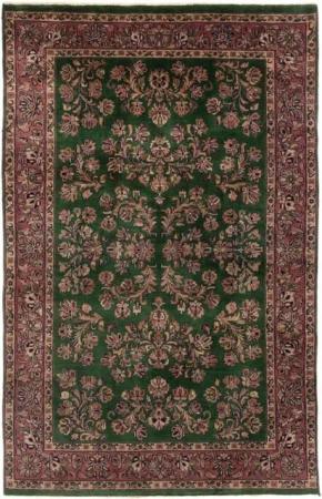 Nain Trading Orientteppich Indo Sarough 114x181 Handgeknüpfter Orientteppich, rechteckig, Höhe: 15 mm