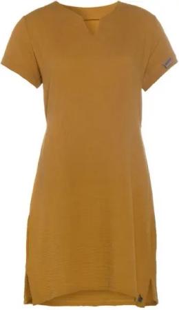 Knit Factory Strickkleid Knit Factory Indy Kleid S Glatt Gelb Kleid Strickkleid Sommer Kleid