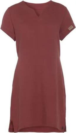 Knit Factory Strickkleid Knit Factory Indy Kleid L Glatt Rot Kleid Strickkleid Sommer Kleid