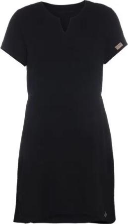 Knit Factory Strickkleid Knit Factory Indy Kleid S Glatt Schwarz Kleid Strickkleid Sommer Kleid