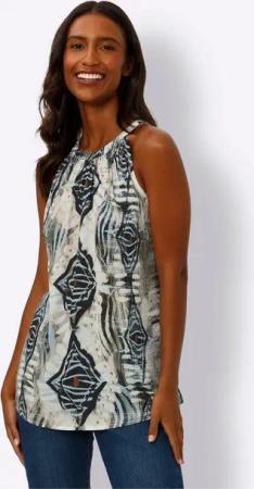 heine Blusentop Druckbluse