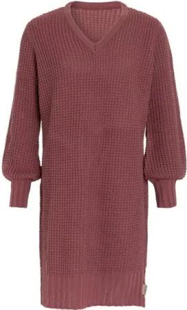 Knit Factory Strickkleid Robin Kleider 36/38 Glatt Rot Kleid Strickkleid Sommer Kleid