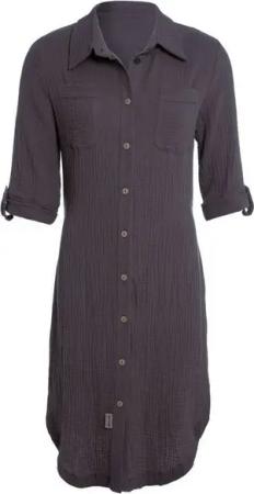 Knit Factory Strickkleid Kim Kleider XL Glatt Anthrazit Kleid Strickkleid Sommer Kleid