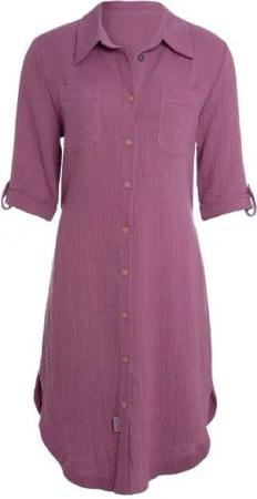 Knit Factory Strickkleid Kim Kleider XL Glatt Lila Kleid Strickkleid Sommer Kleid
