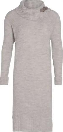 Knit Factory Strickkleid Jamie Kleider 40/42 Glatt Beige Kleid Strickkleid Sommer Kleid