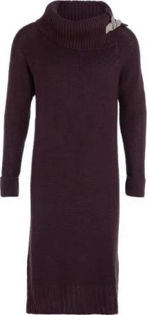 Knit Factory Strickkleid Jamie Kleider 40/42 Glatt Lila Kleid Strickkleid Sommer Kleid