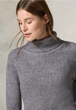 Cecil Damen Softer Rollkragenpullover in Grau, Gr: M