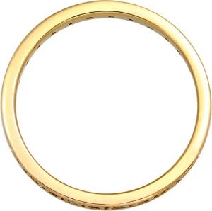 Elli Ringe - Ring Verlobungsring Diamant (0.14 ct) 585 Gelbgold - Gr. 56 MM - in Gold - für Damen