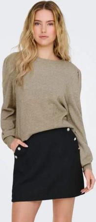 ONLY Rundhalspullover ONLKATIA LS STRUCTURE PUFF O-NECK CC KNT