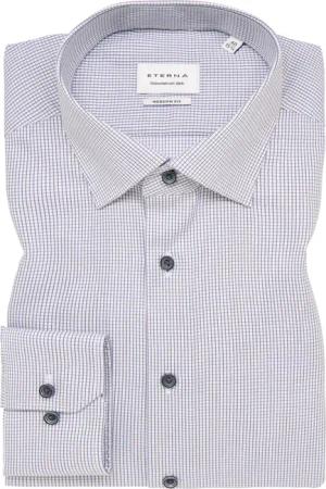 MODERN FIT Hemd in grau kariert