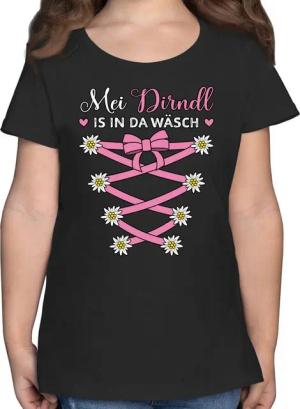 Shirtracer T-Shirt Mei Dirndl is in da Wäsch Ersatz Dirndl Mode für Oktoberfest Kinder Outfit