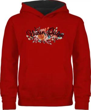 Shirtracer Hoodie Blumen Design, Outfit mit Blumenmuster, Outfit und bayerische Feste Mode für Oktoberfest Kinder Outfit