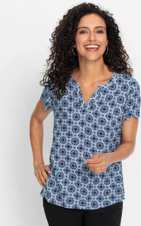 Druckbluse