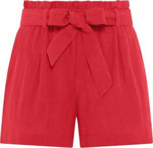 LASCANA Shorts, (mit Bindegürtel), im Paperbag-Stil, Leinenmix, Schlupfhose, Sommerhose