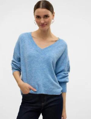 Vero Moda V-Ausschnitt-Pullover VMJUPITER LS V-NECK PULLOVER BF