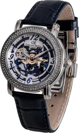 Carl von Zeyten CVZ0061BL Wolfach Automatik Damenuhr 40mm 5ATM