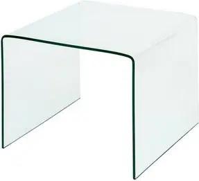 Concept GmbH Couchtisch in Klarglas, Glas - 60x46x60cm (BxHxT)