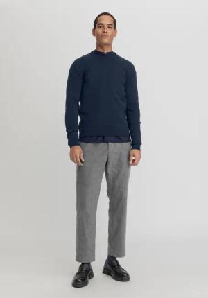 hessnatur Herren Loafer aus chromfrei gegerbtem Leder - schwarz - Größe 45