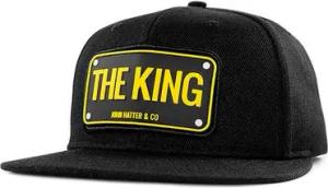 John Hatter & Co. Snapback Cap John Hatter & Co Flat Brim Snapback Cap THE KING Black Schwarz