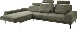 set one by Musterring Ecksofa SO 3600, mit Funktion, Kopfstützen und Nierenkissen, Breite 293 x Tiefe 180 cm