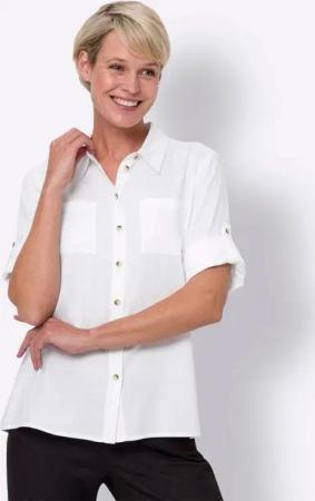 Sieh an! Klassische Bluse Hemdbluse