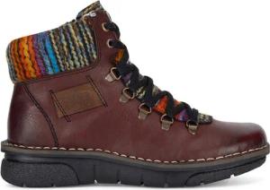 Rieker Stiefeletten 73343-35 Dunkelrot