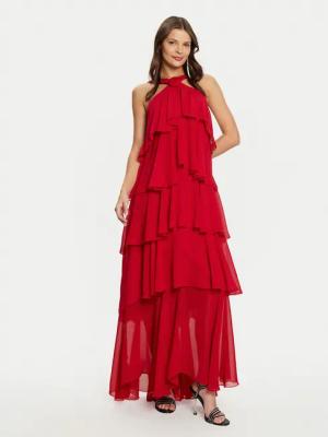 Vero Moda Abendkleid Felicia 10295237 Rot Slim Fit