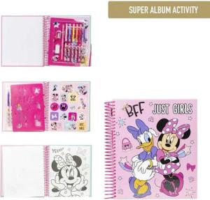 Cerda Malvorlage Minnie Maus Activity Malbuch Buch Sticker Schablonen Stifte Ausmalbuch