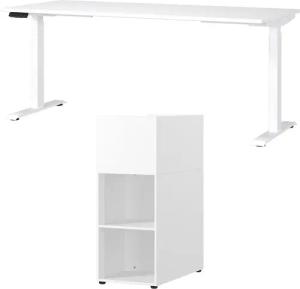 GERMANIA Büromöbel-Set "Mailand", (2 tlg.), inkl. Schreibtisch und Raumteiler
